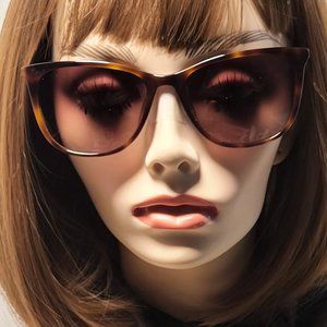 NWT Nine West Sunglasses Rx-Able Optical Quality Tortoise Frame Brown Gradient